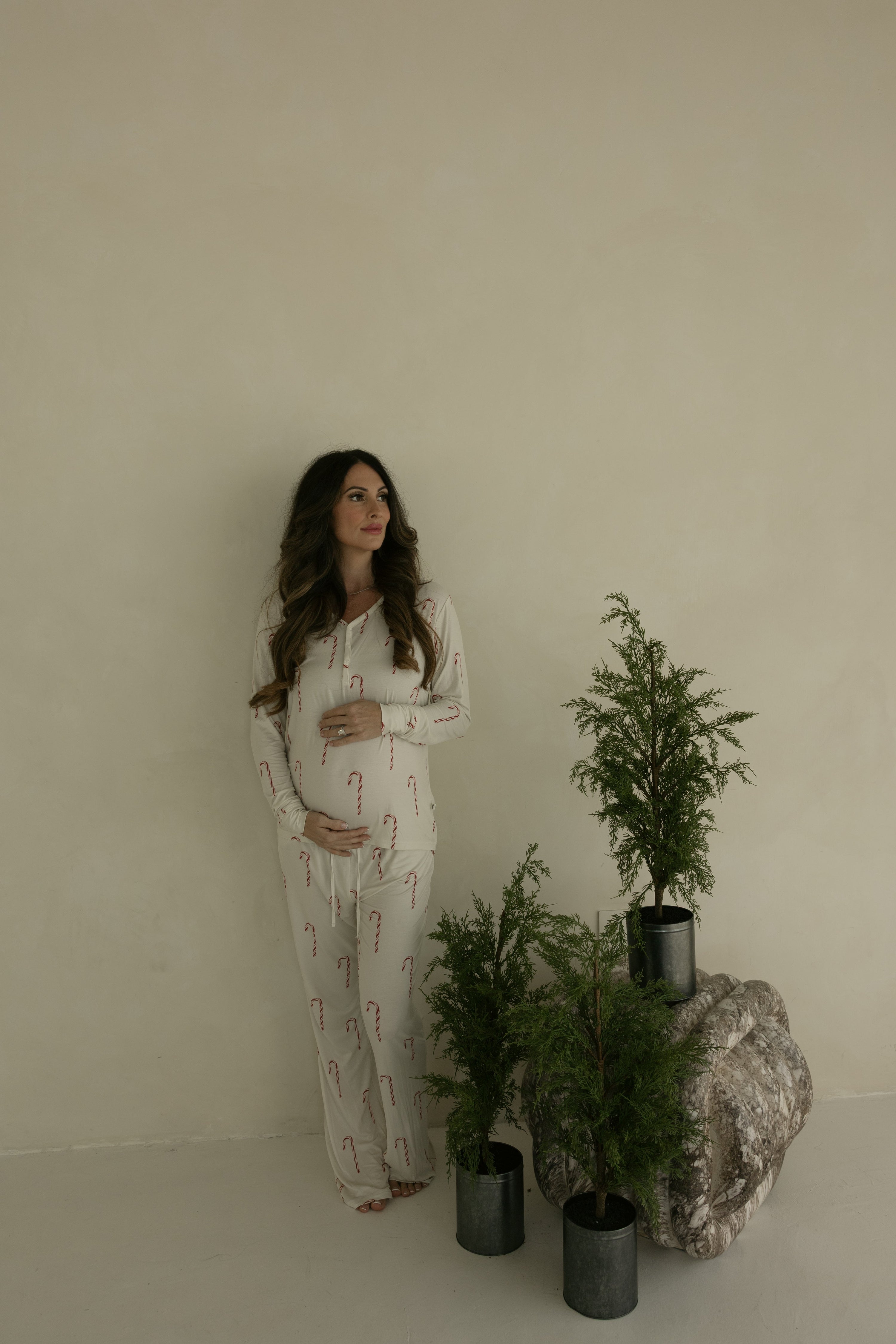 Women's Bamboo Pajamas | Candy Cane