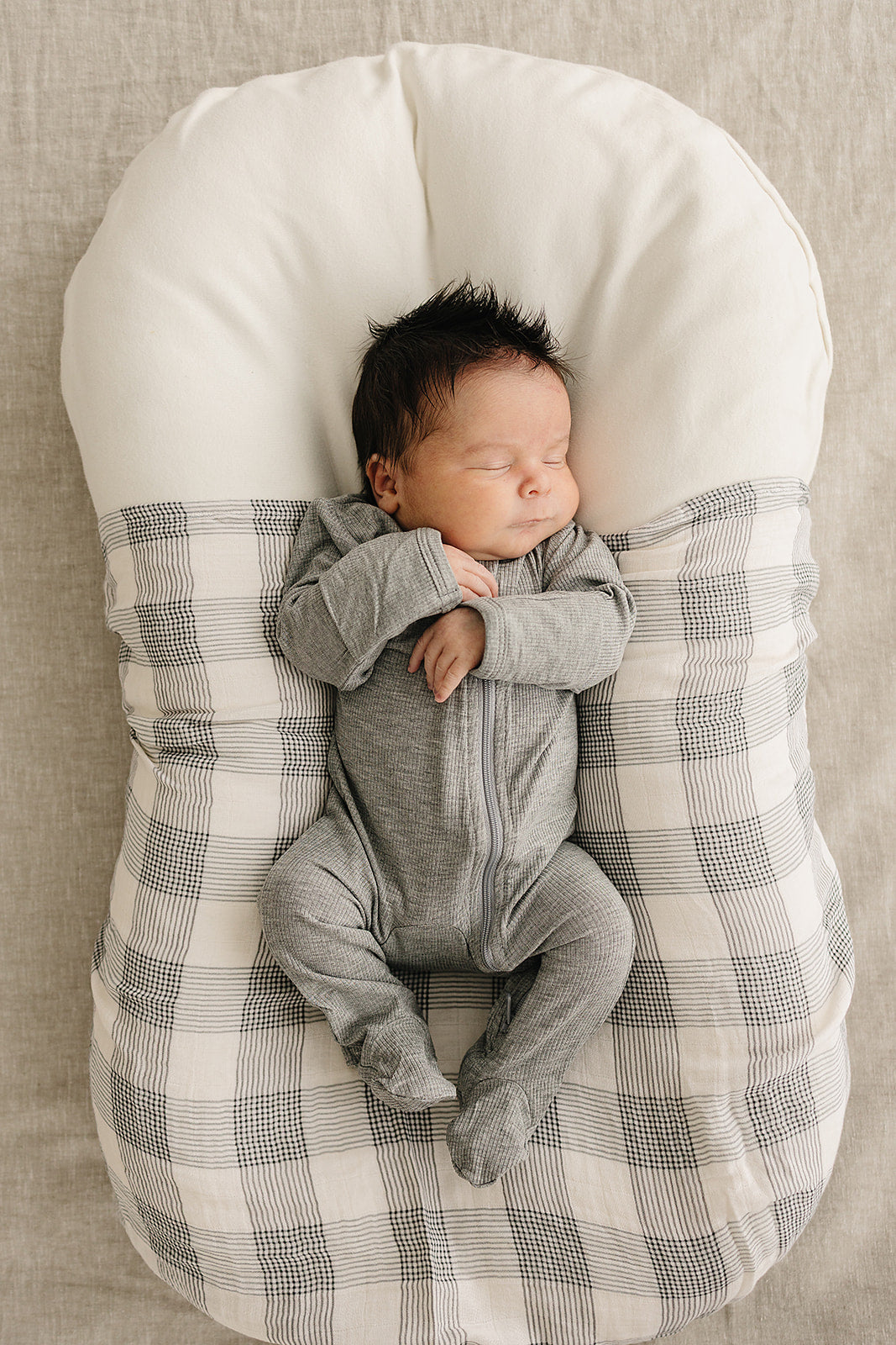 Coastal Plaid Muslin Swaddle Blanket