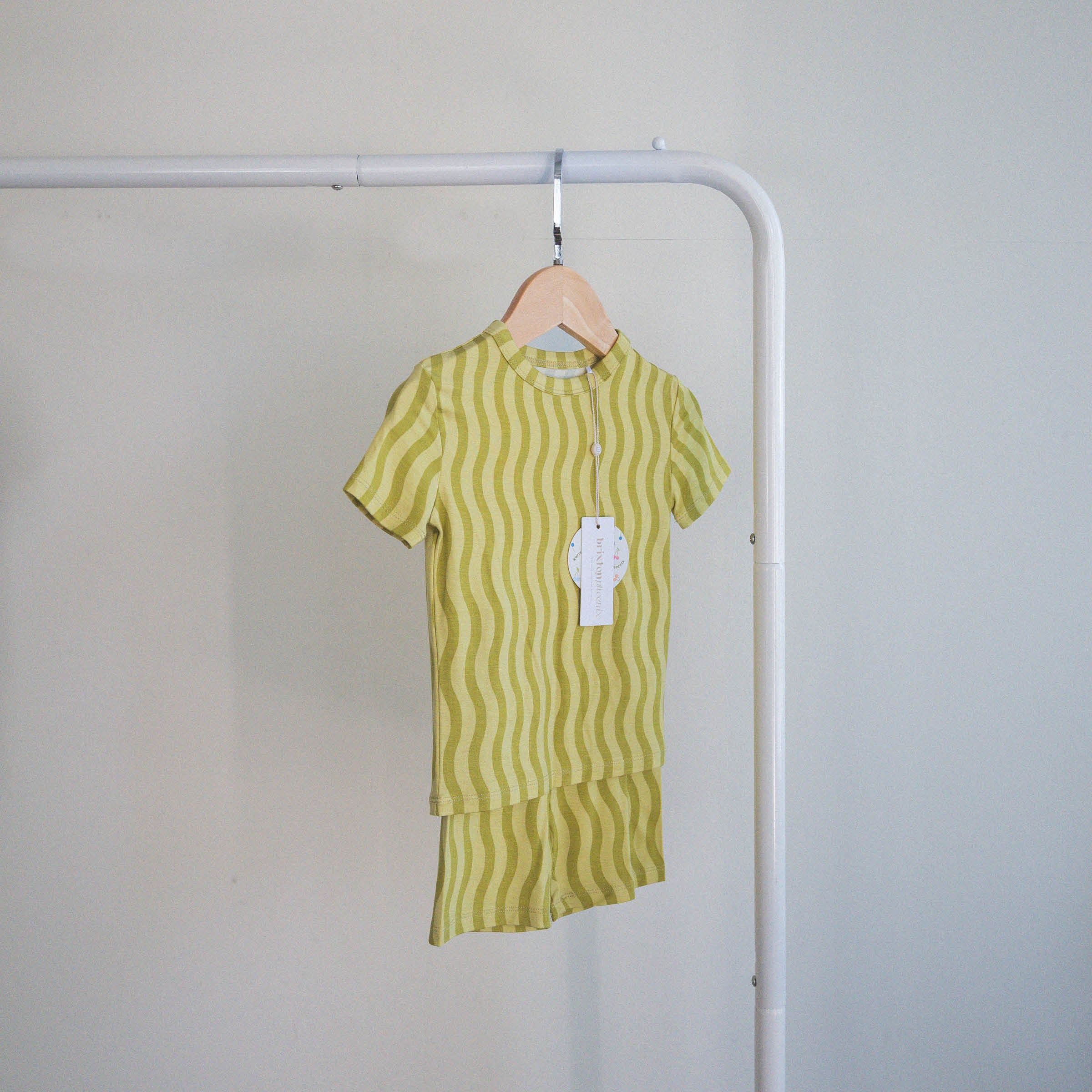 Lemon Lime | Bamboo Viscose Two Piece Short Set