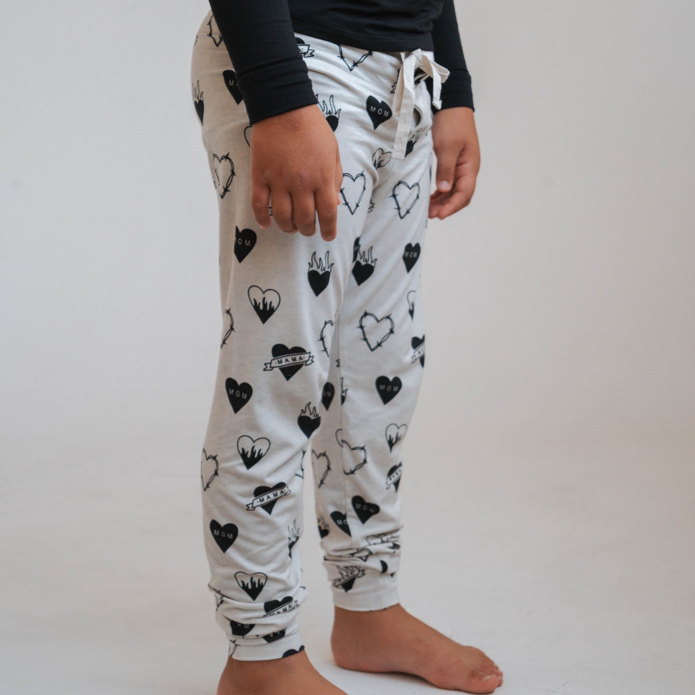 Tattoo Heart Heather Grey | Boy's Jogger