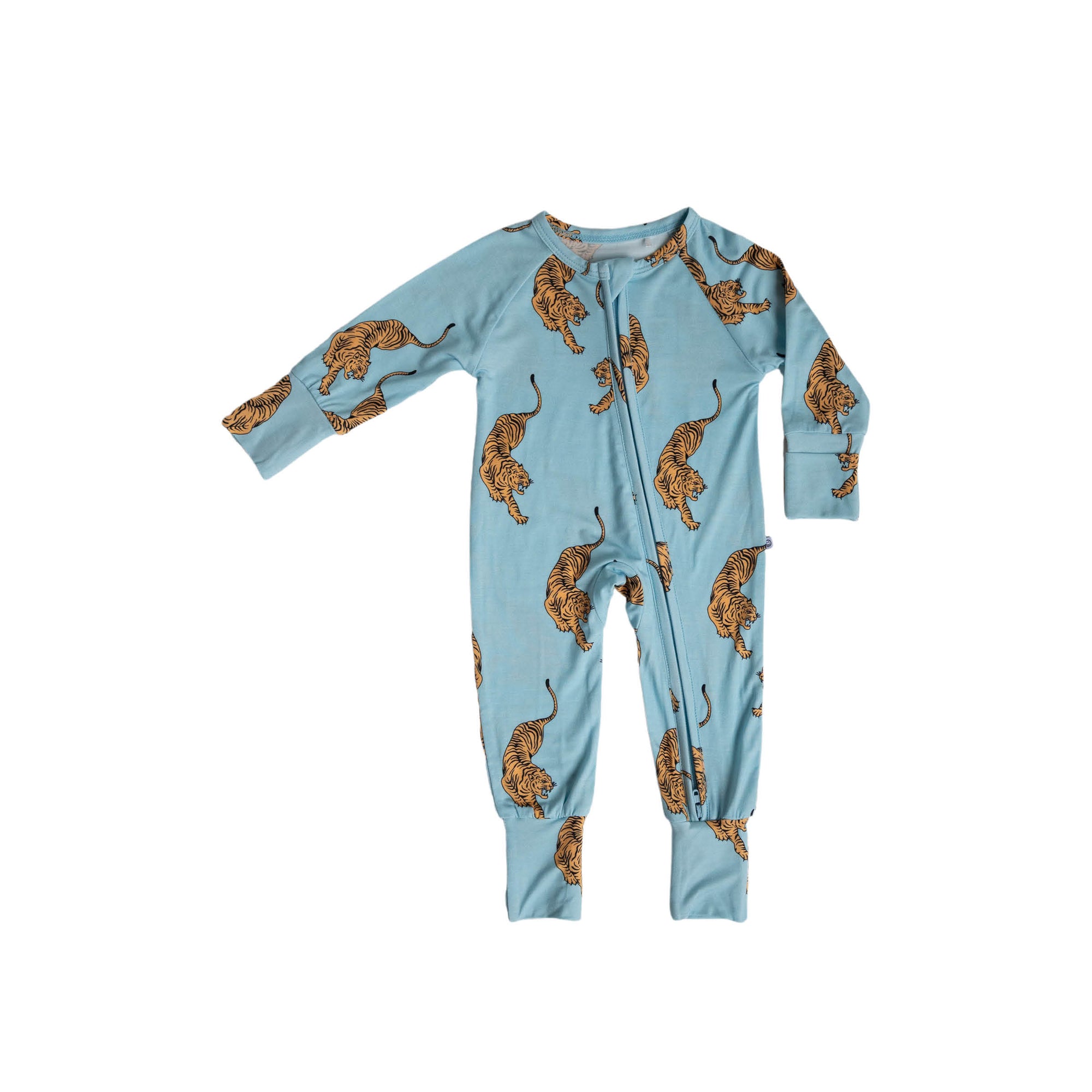 Tigers | Bamboo Viscose Zip Romper