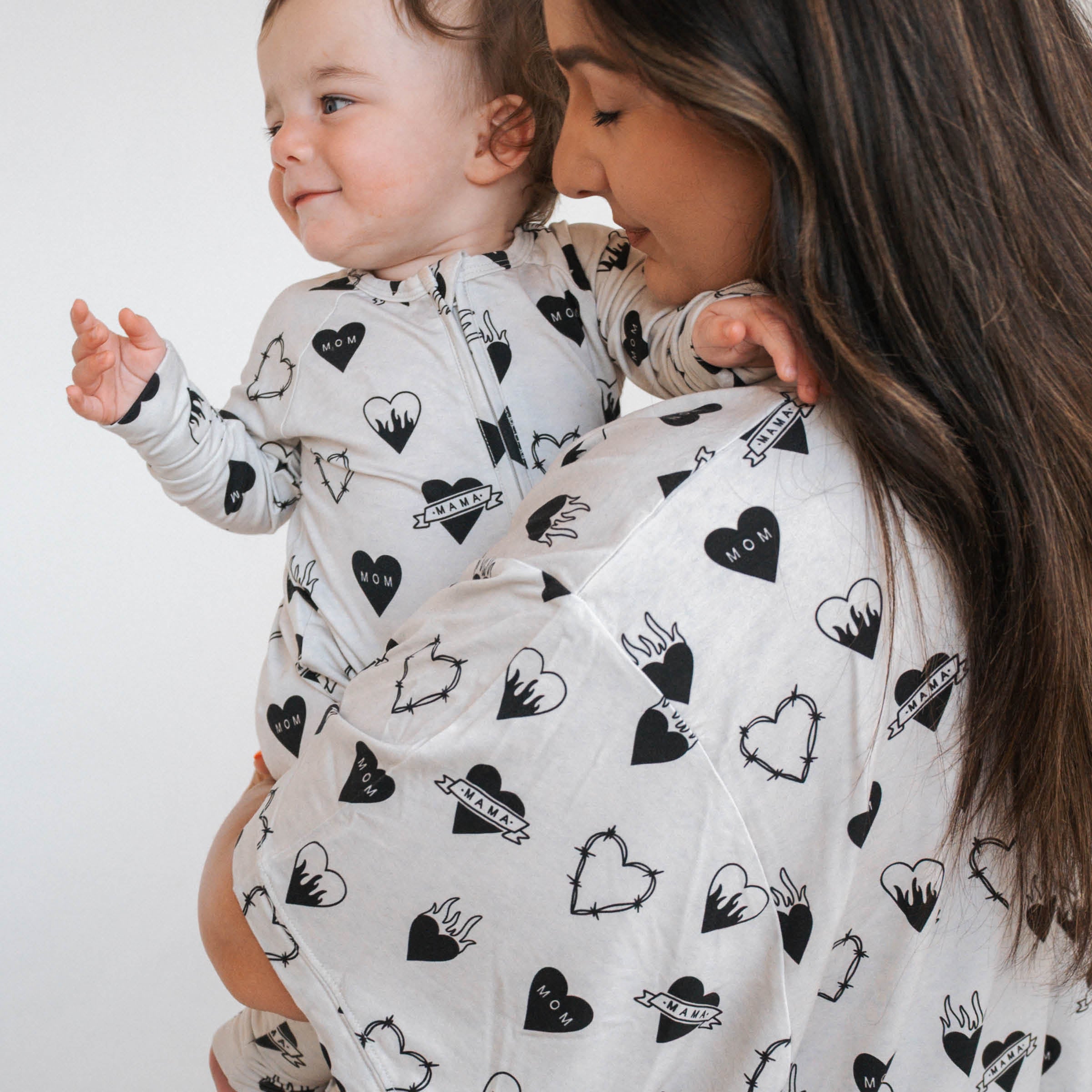 Tattoo Heart Heather Grey | Women's Cropped Boxy Top