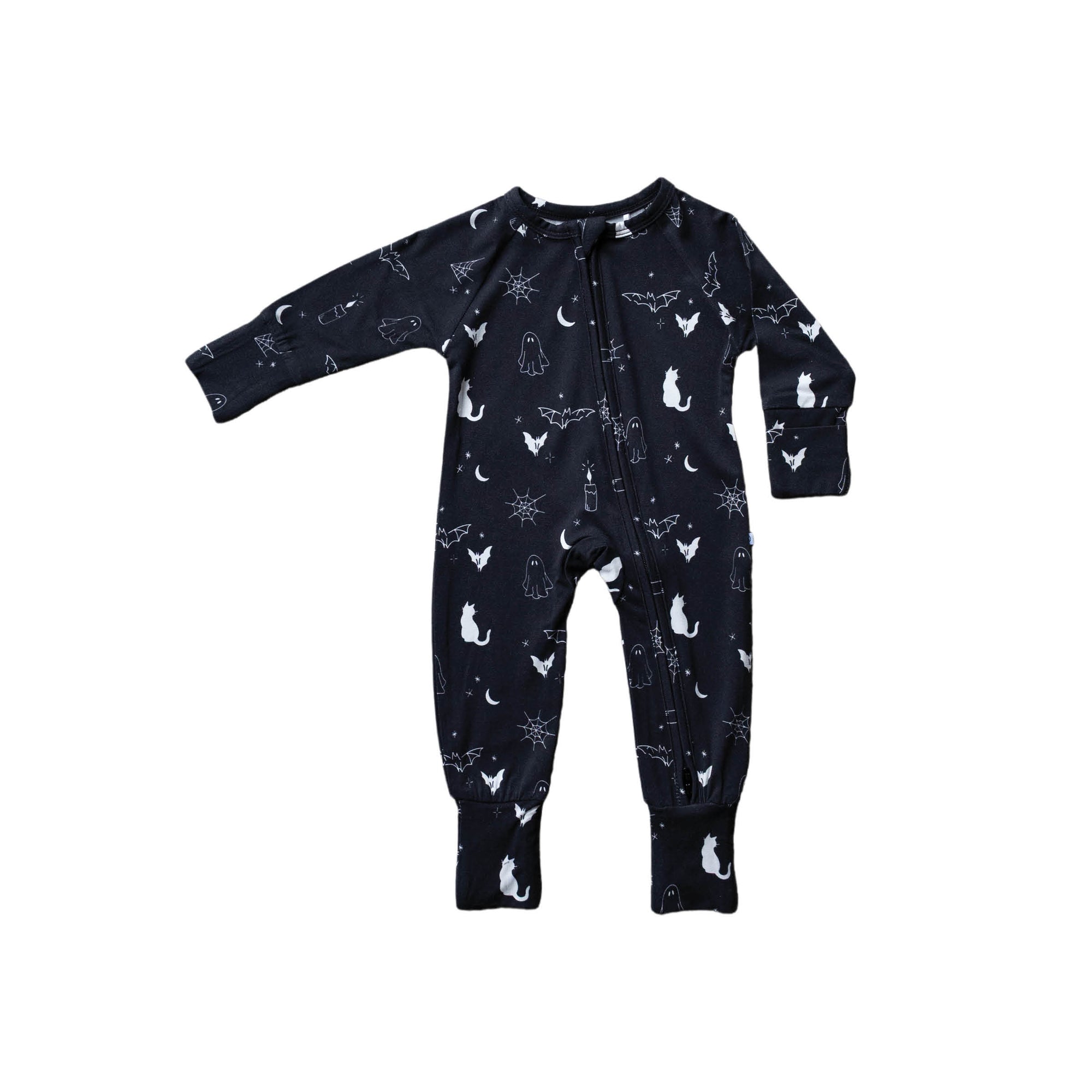 Spooky | Bamboo Zip Romper