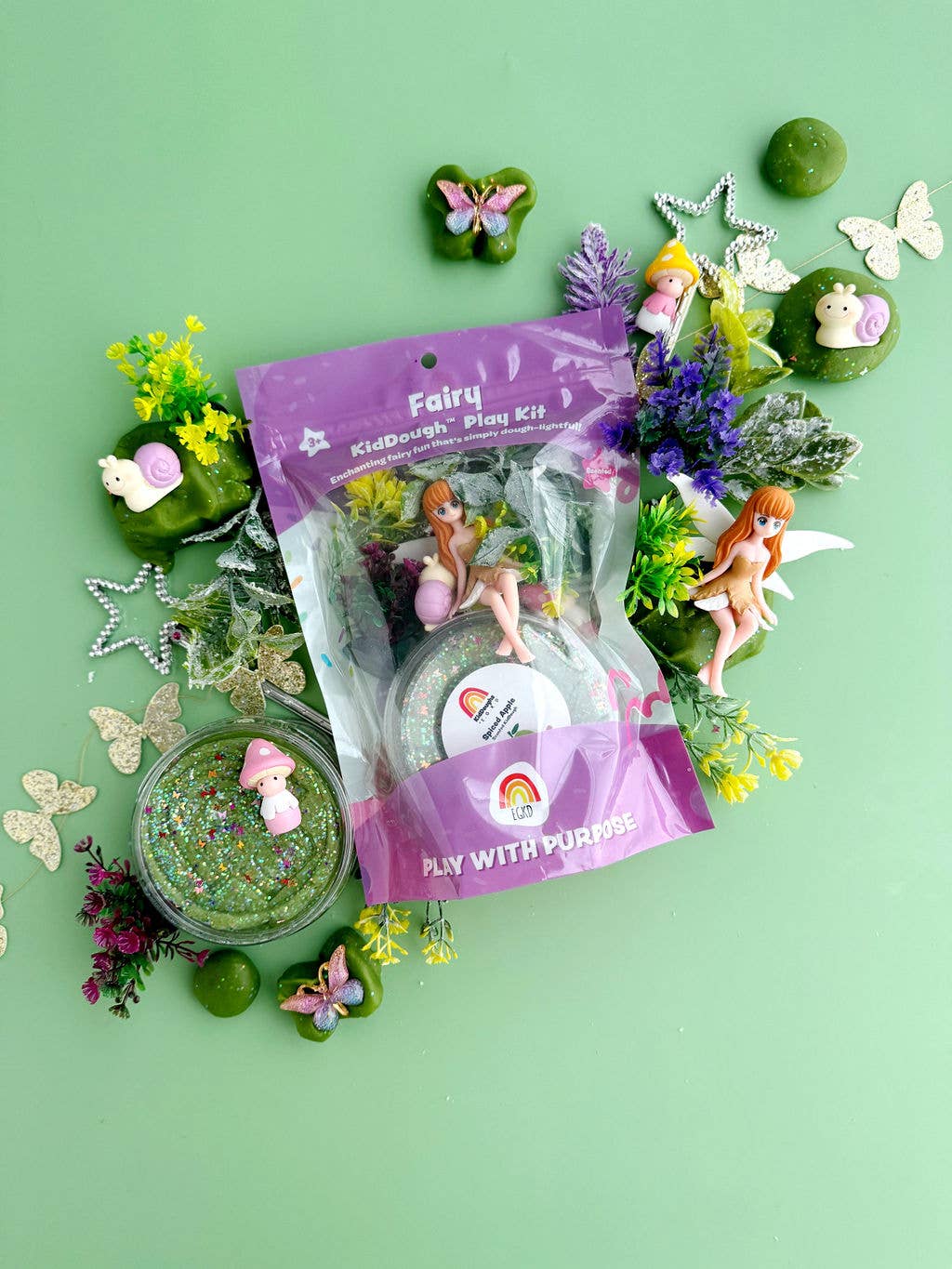 Earth Grown KidDoughs (KidDoughs by EGKD) - Fairy KidDough Play Kit