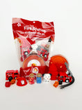 Load image into Gallery viewer, Earth Grown KidDoughs (KidDoughs by EGKD) - Fire Station (Cherry Mango) KidDough Play Kit
