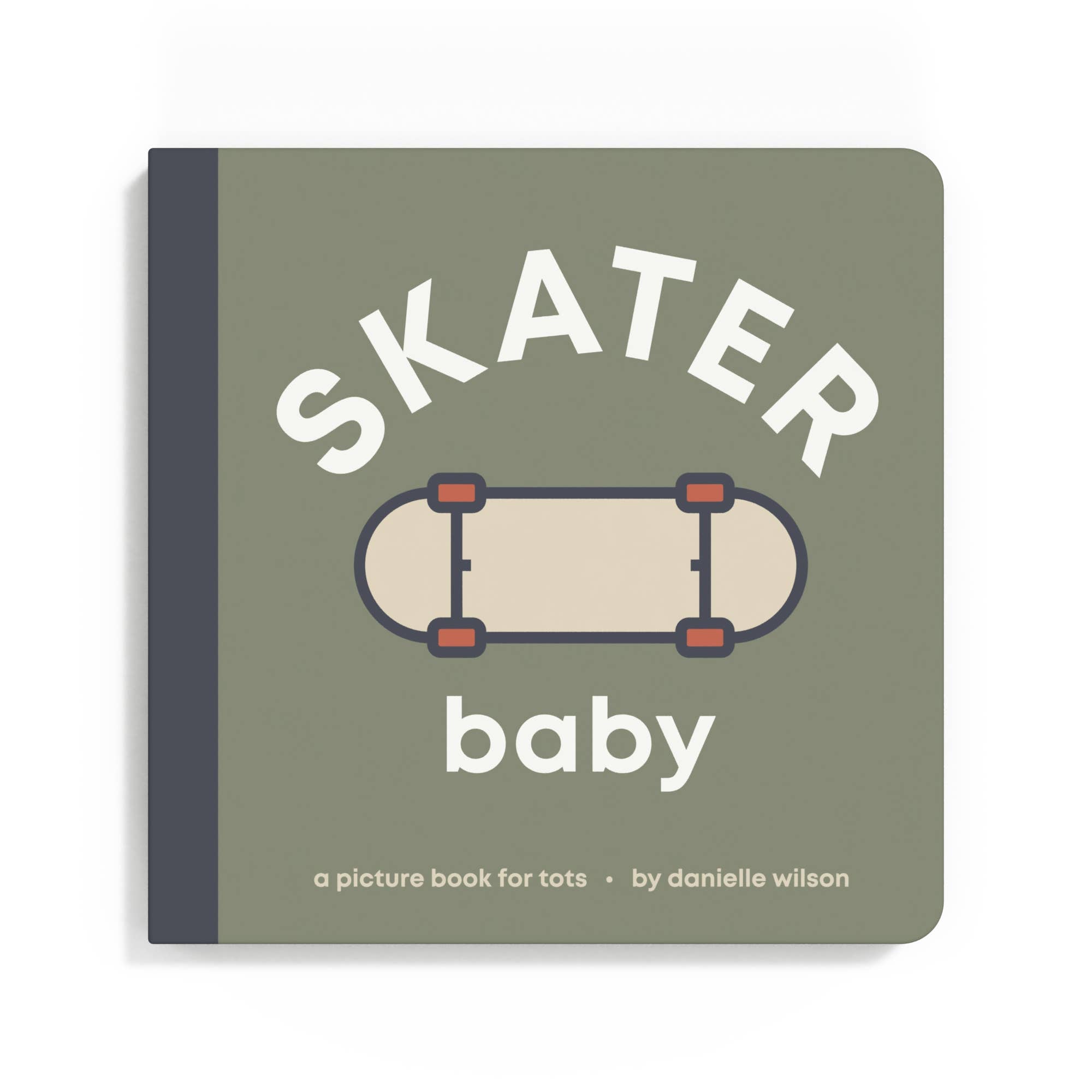Left Hand Book House - Skater Baby- Board Book