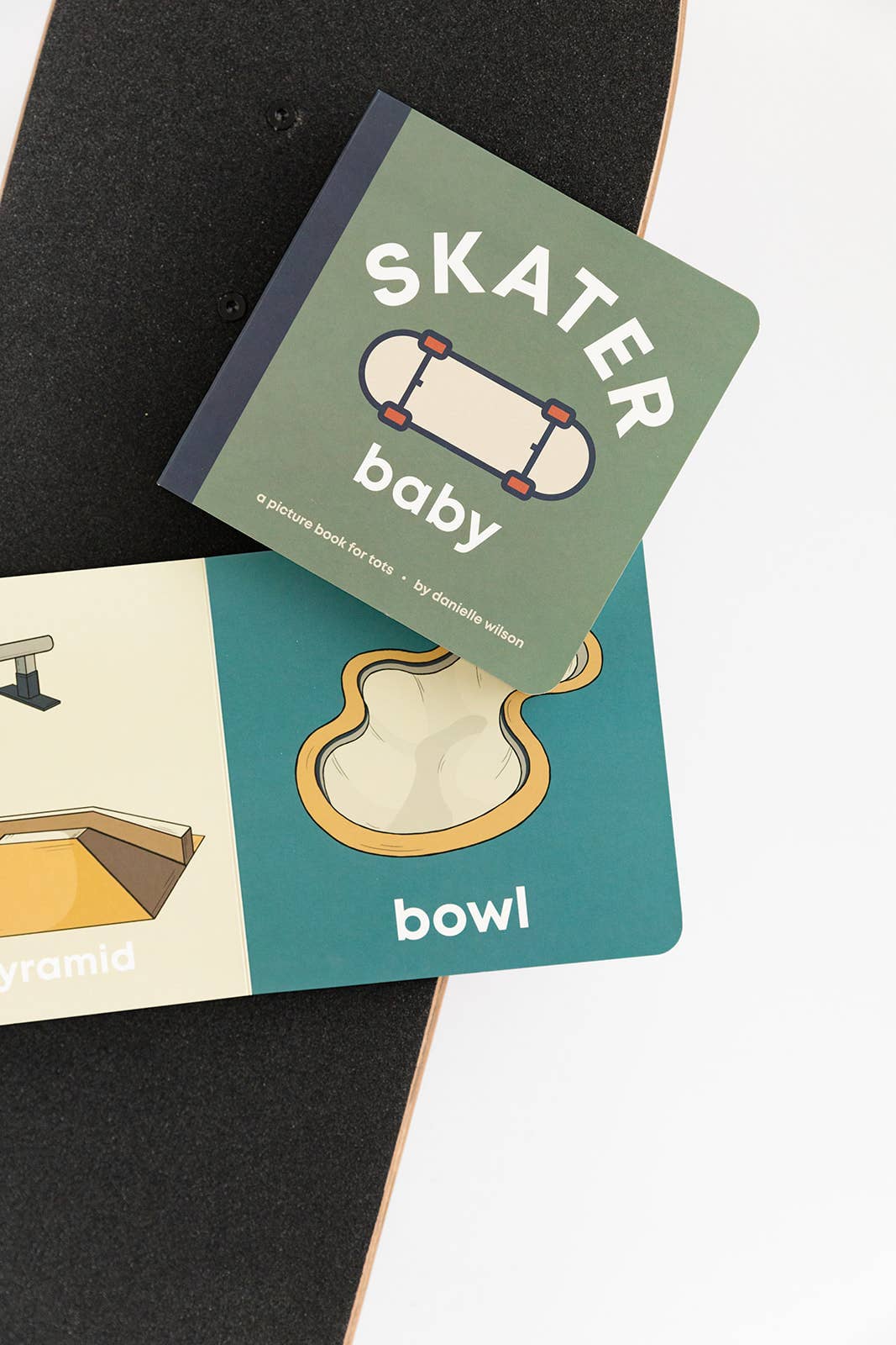 Left Hand Book House - Skater Baby- Board Book