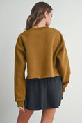 Load image into Gallery viewer, BUTTERMELON - FRENCH TERRY FLEECE WITH EMBROIDERED SWEATSHIRT - BMT7260: IVORY / M
