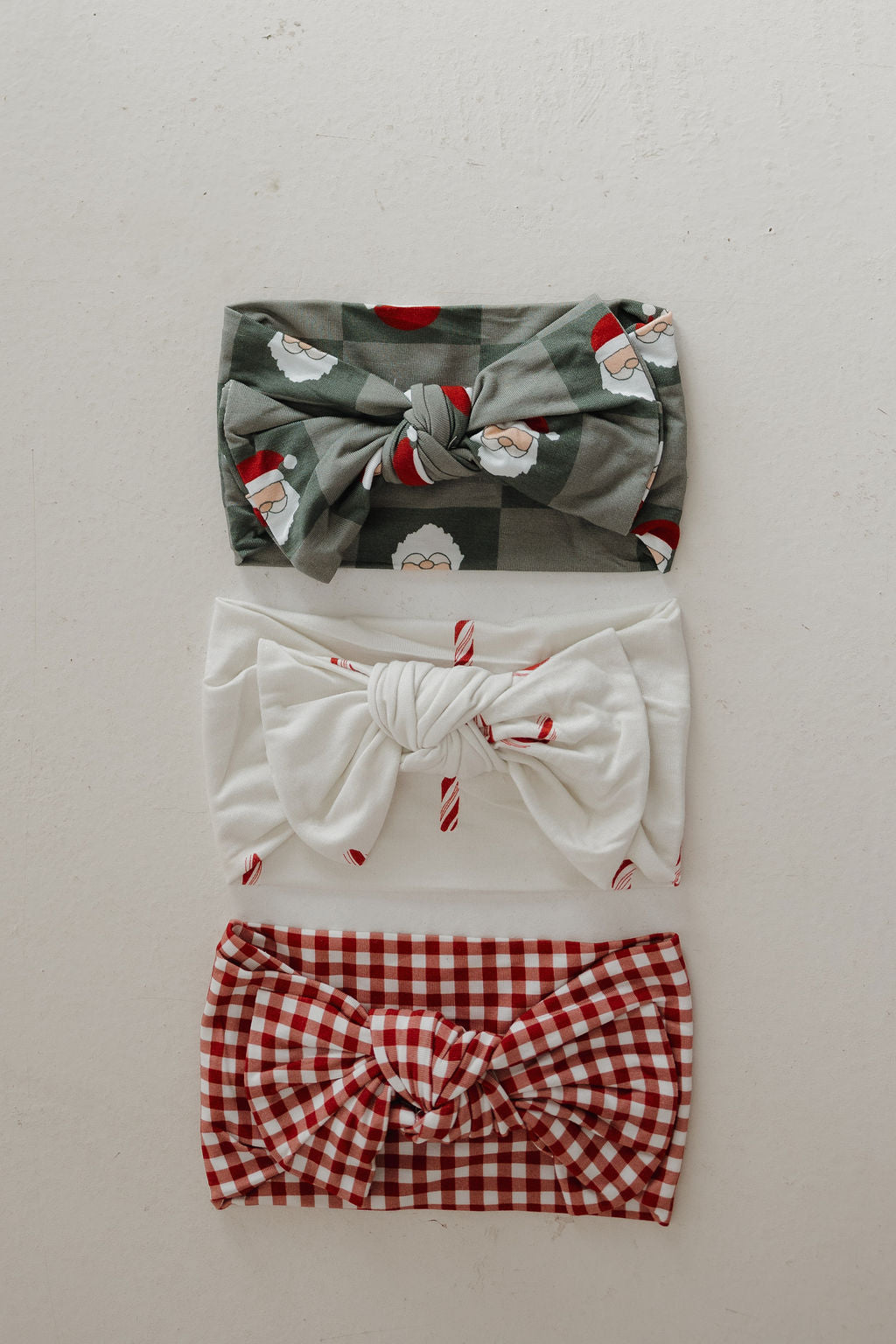 Bamboo Head Wrap | Red Gingham