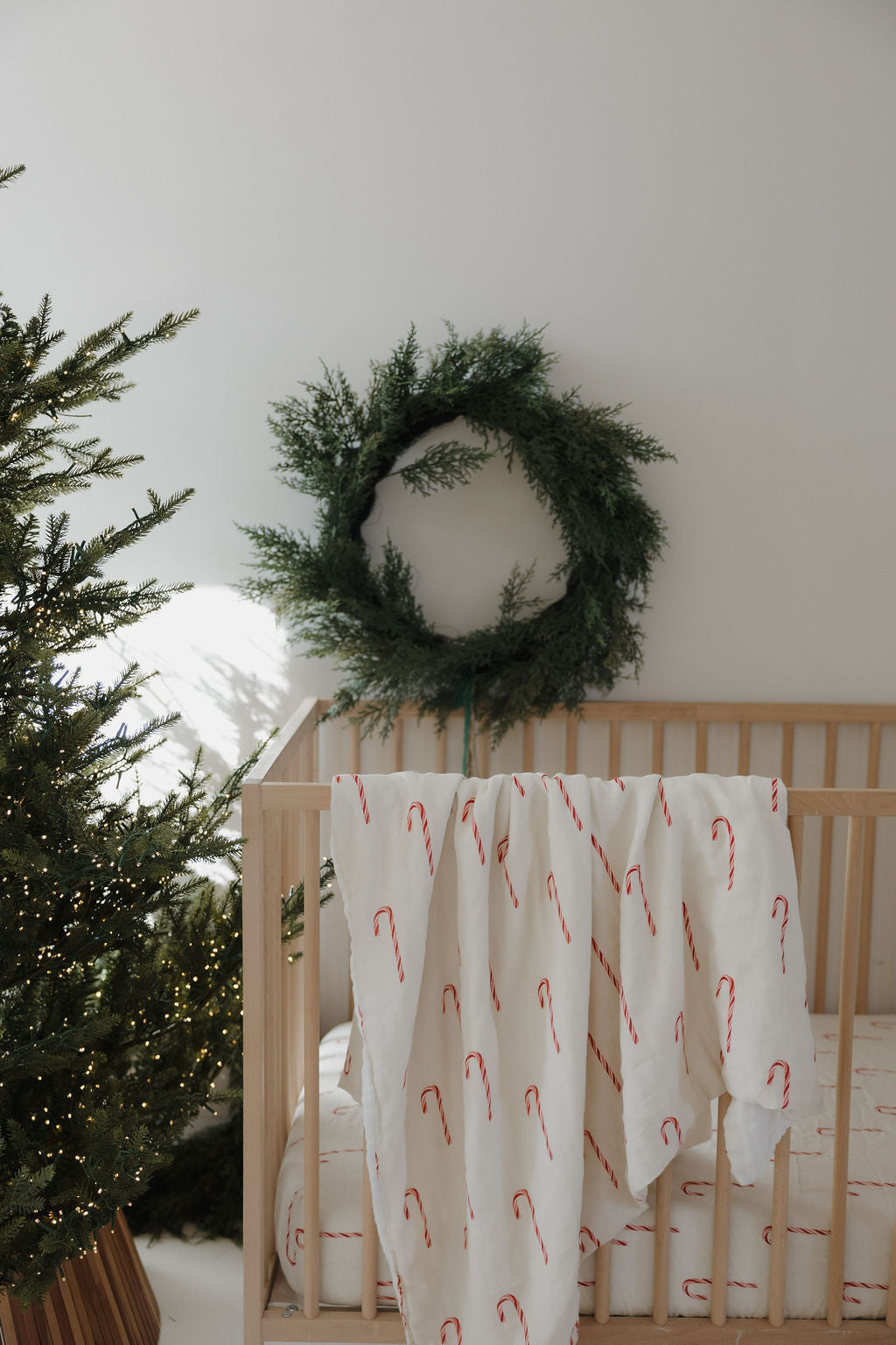 Muslin Quilt | Candy Cane