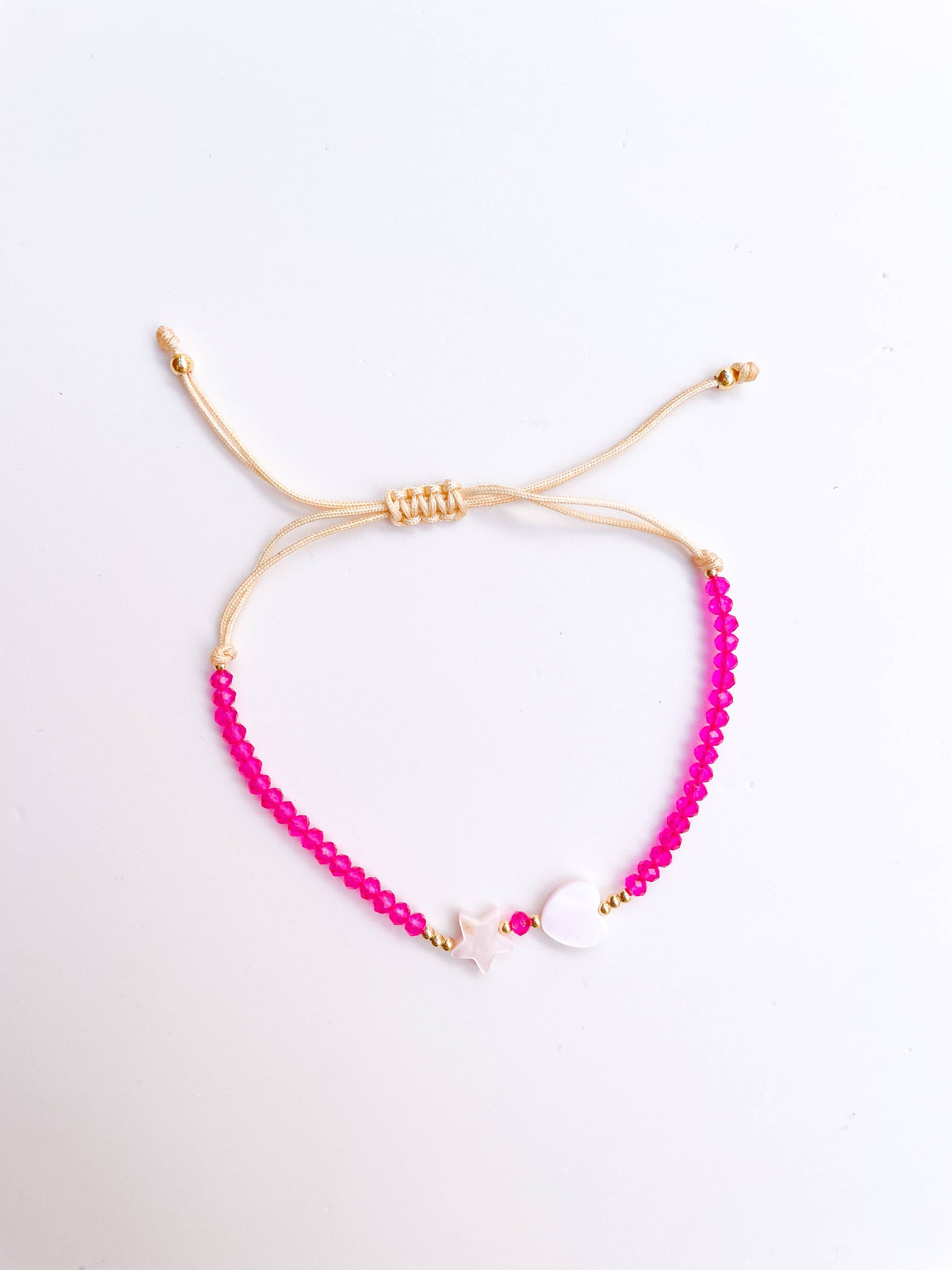 Pip & Co. - Twinkle Strands - Star and Heart Beaded String Bracelets