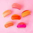 Load image into Gallery viewer, Sunshine Studios - Two-Tone Hair Claw | Blood Orange
