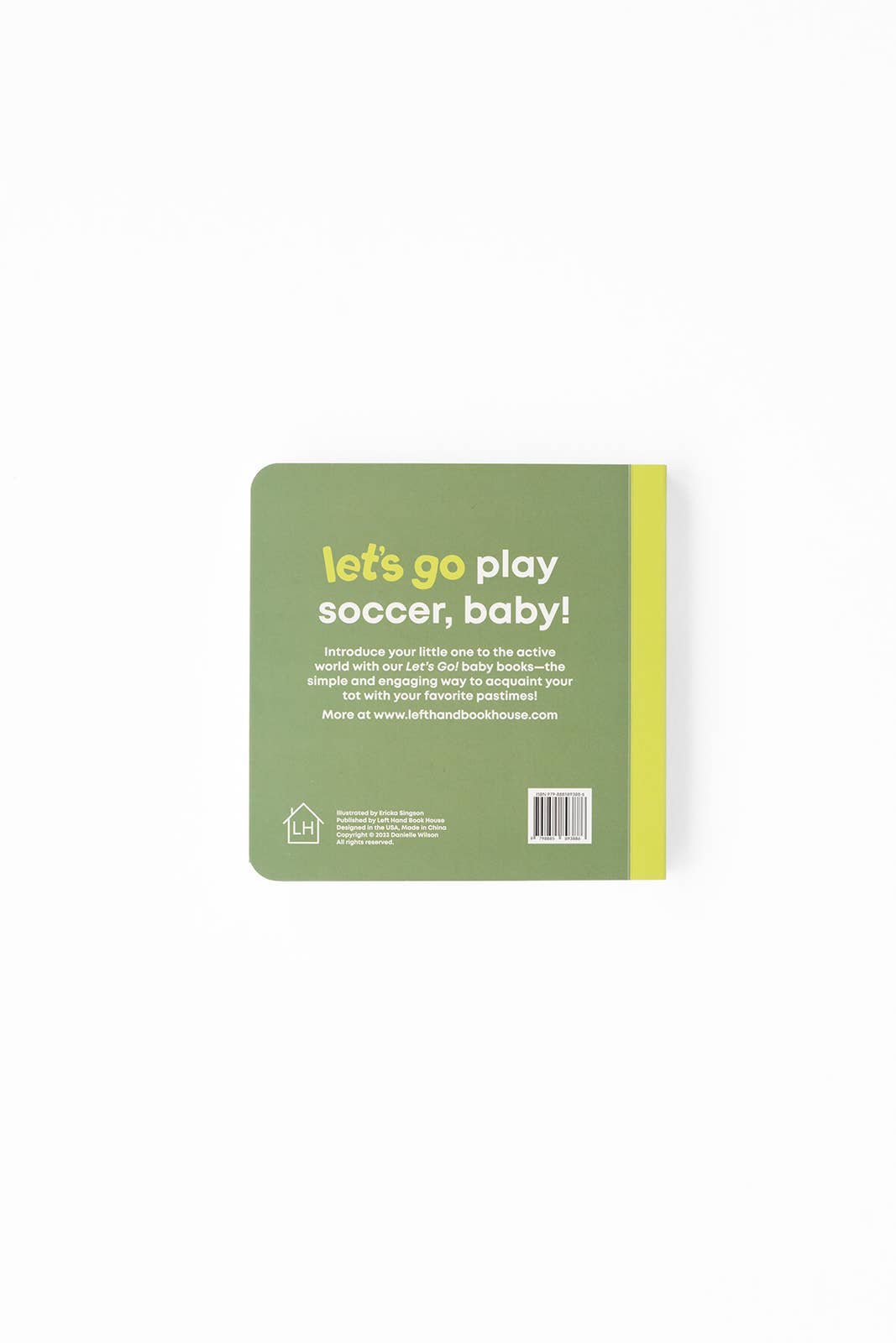 Left Hand Book House - Soccer Baby- Board Book