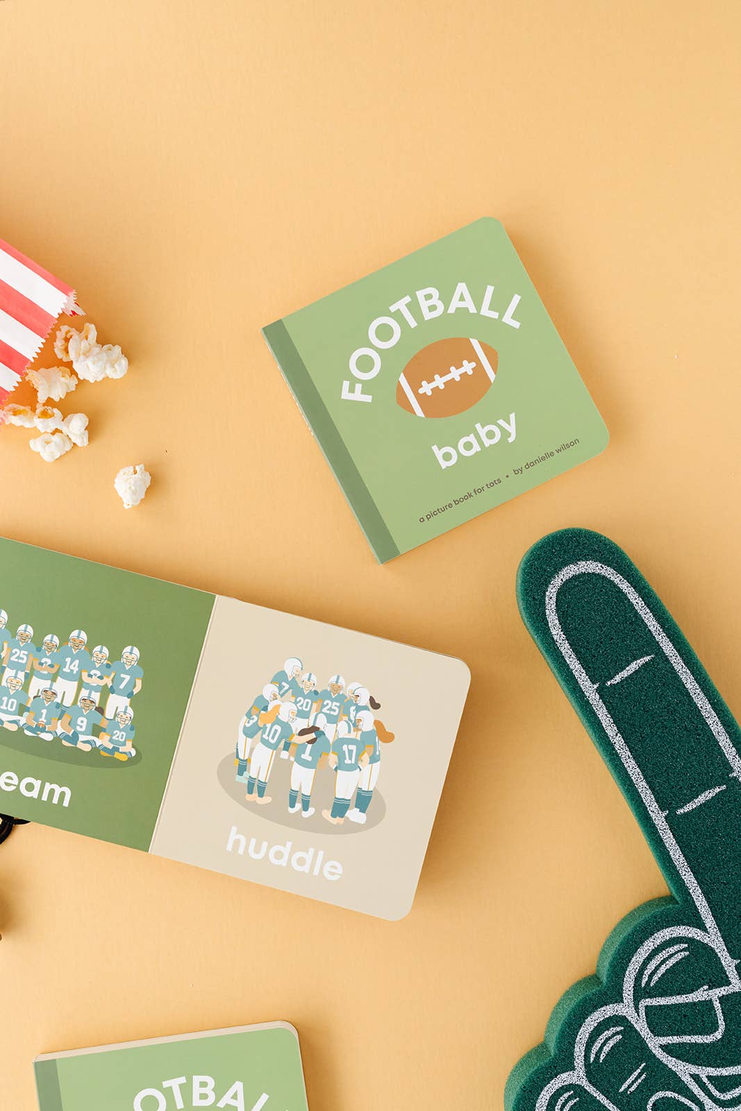 Left Hand Book House - Football Baby- Board Book