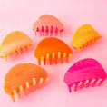 Load image into Gallery viewer, Sunshine Studios - Two-Tone Hair Claw | Dragon Fruit
