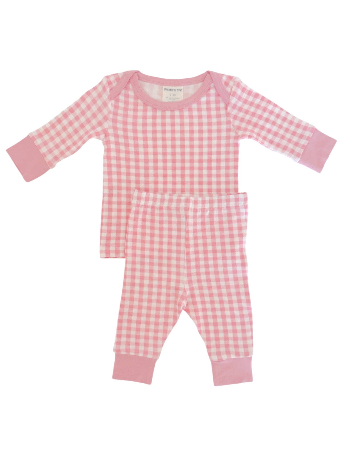SpearmintLOVE - Everyday Baby Set, Pink Gingham