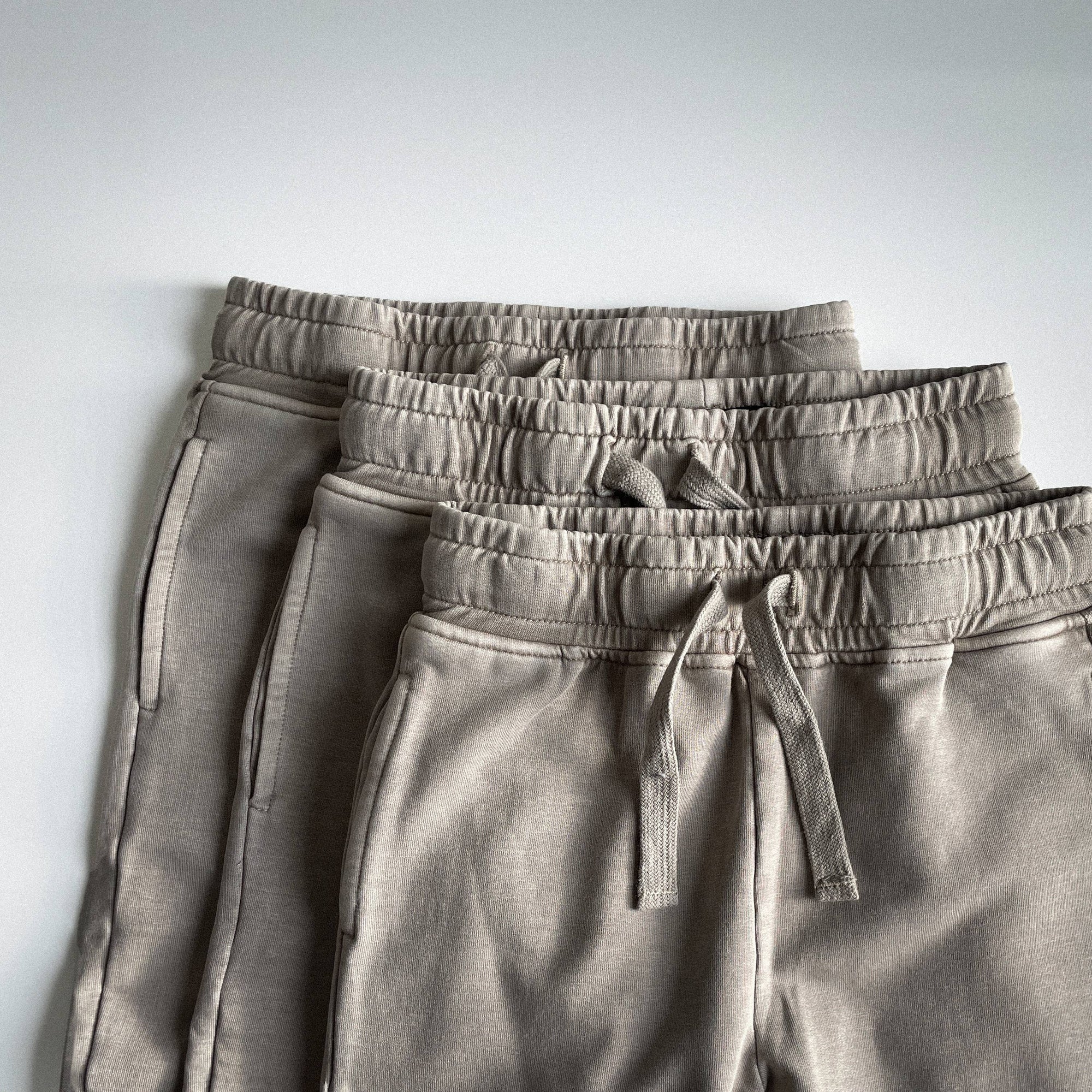 Lucky Link - Tan Acid Wash Joggers