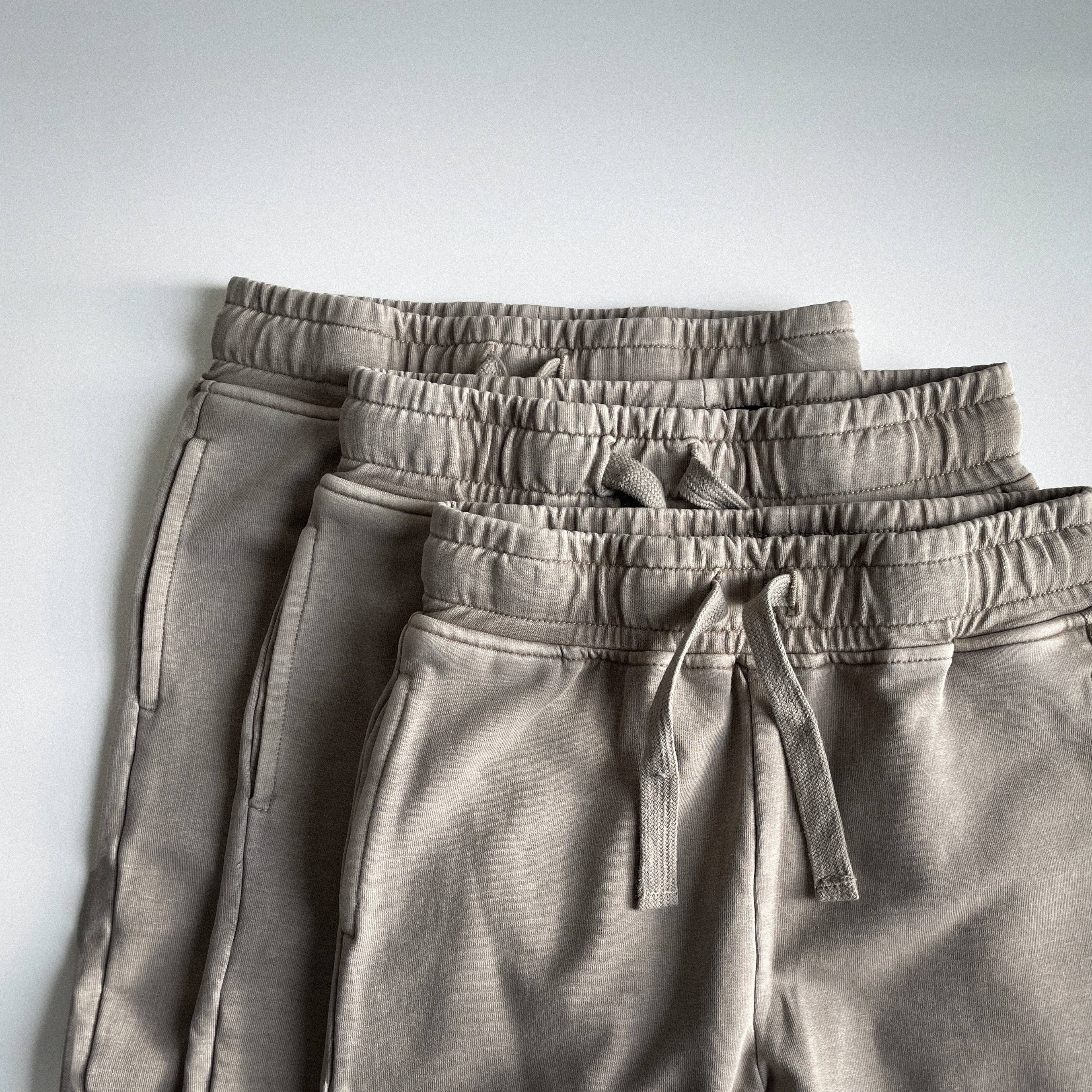 Lucky Link - Tan Acid Wash Joggers