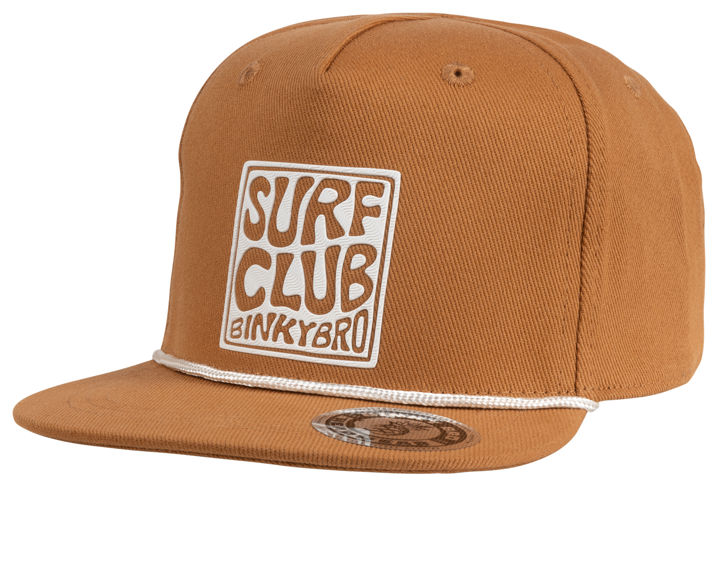 BinkyBro - Surf Club Hat: Brown / Infant (4 months - 12 months) / Standard Fit