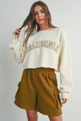 Load image into Gallery viewer, BUTTERMELON - FRENCH TERRY FLEECE WITH EMBROIDERED SWEATSHIRT - BMT7260: IVORY / M
