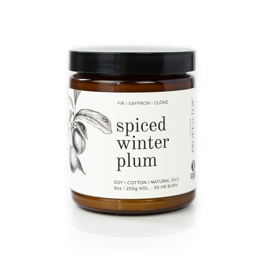 Broken Top Brands - Spiced Winter Plum Natural Soy Candle 9 oz