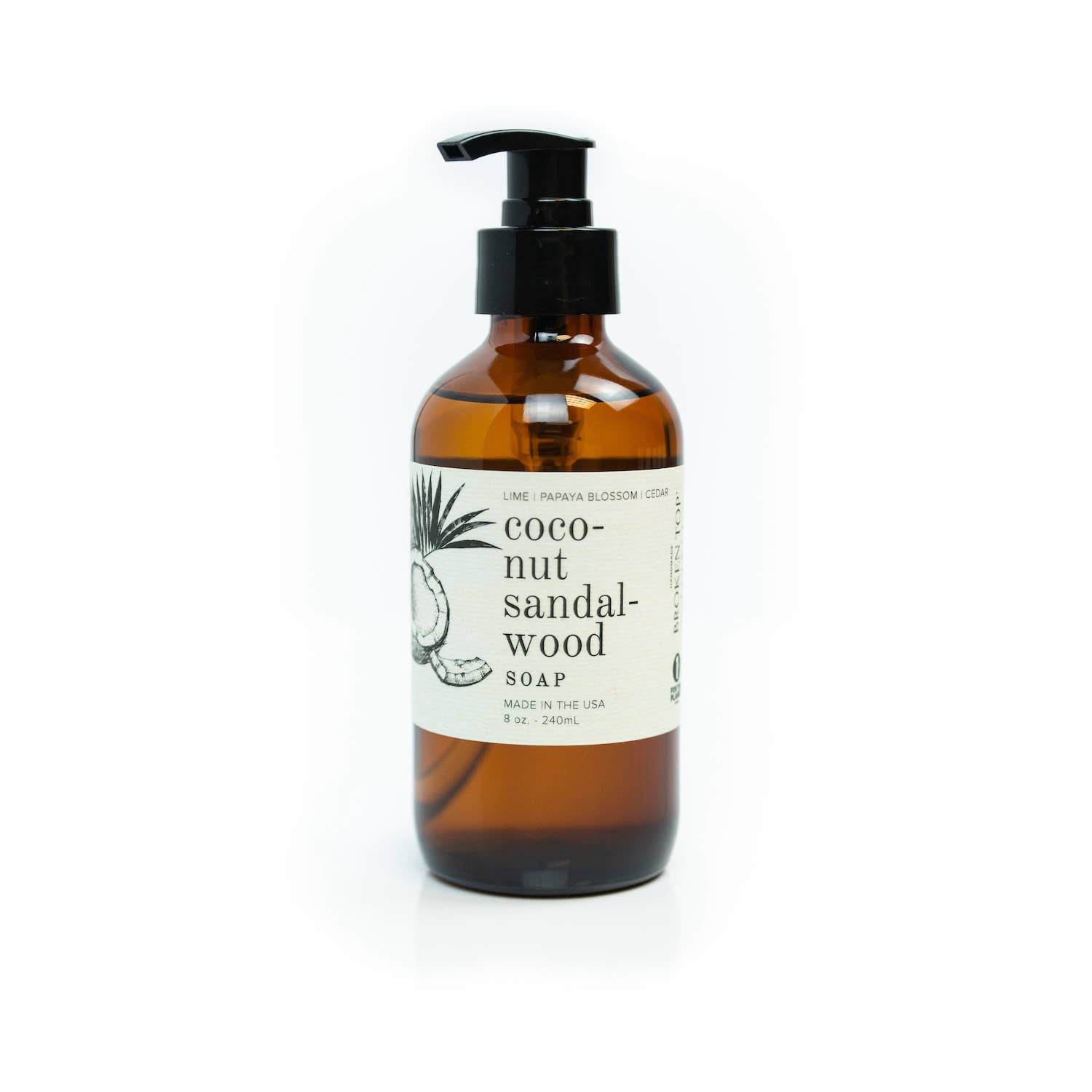 Broken Top Brands - Coconut Sandalwood Hand Soap 8 oz