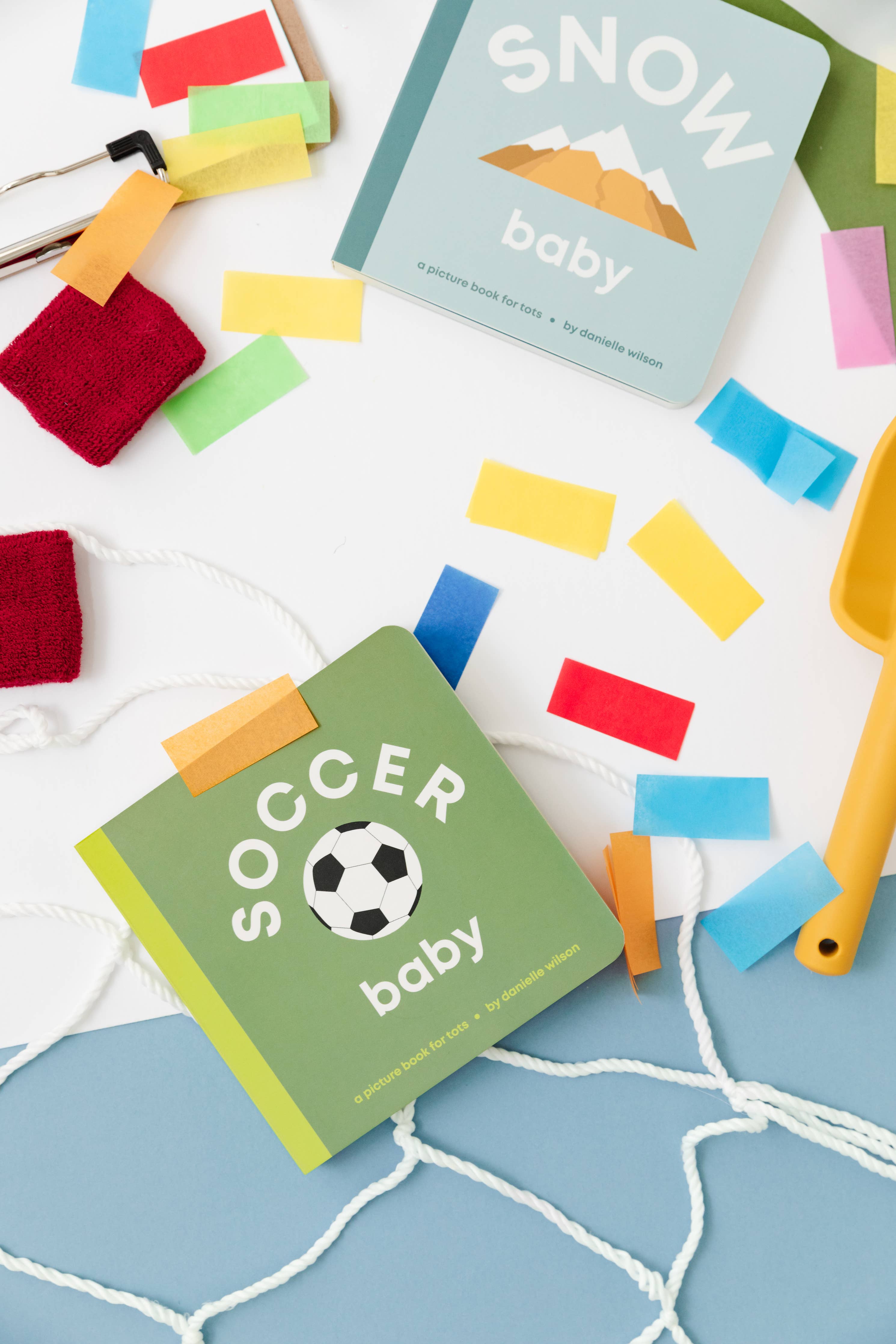 Left Hand Book House - Soccer Baby- Board Book
