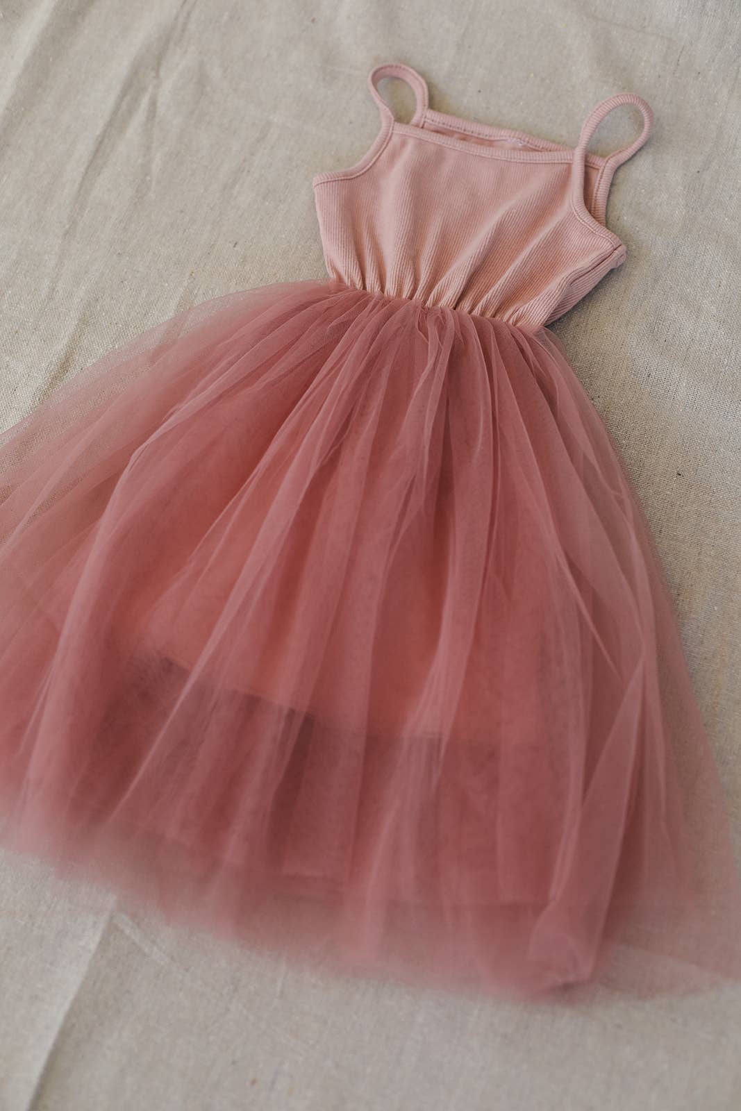 ntrl co. - Ansley Tulle Dress: 1-2T