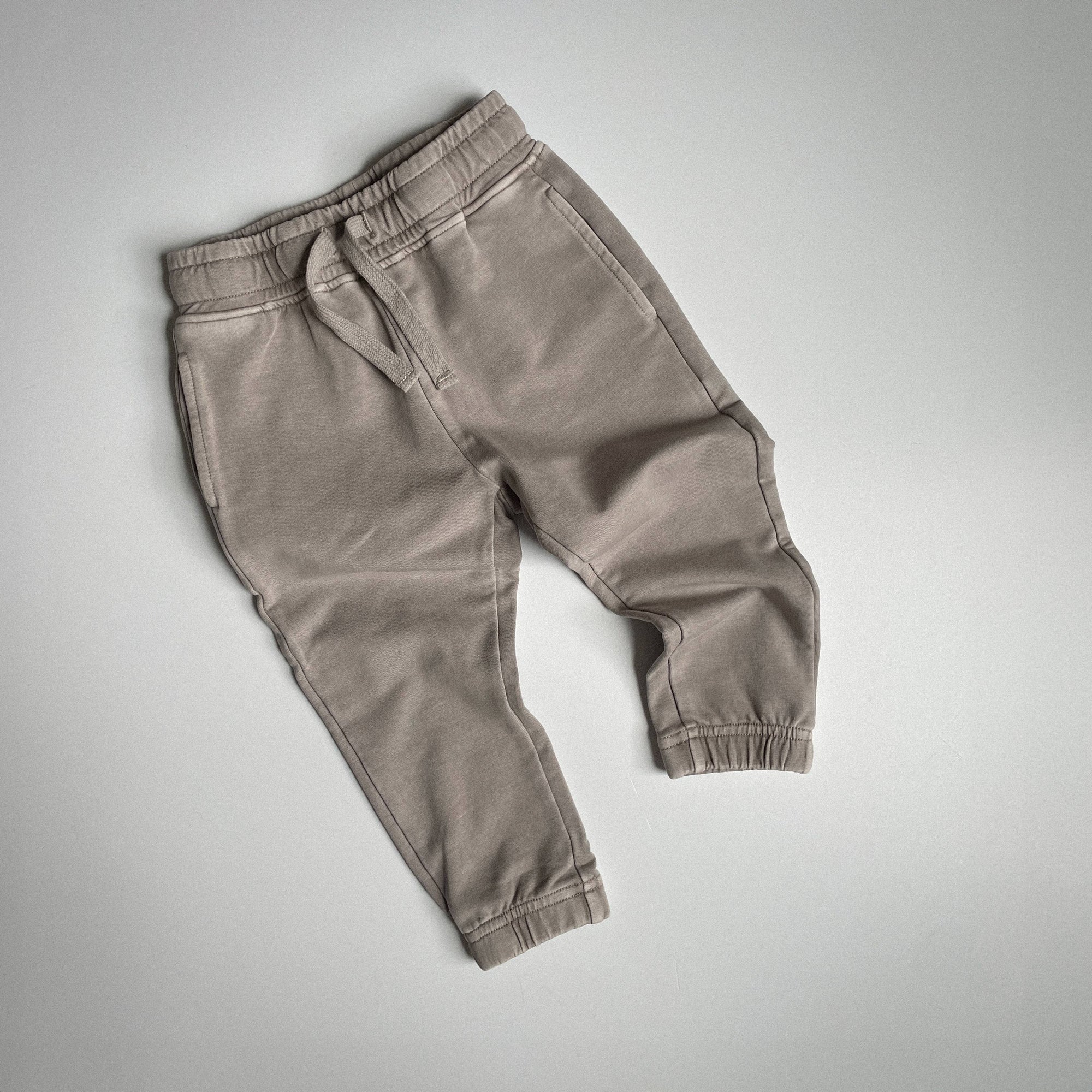 Lucky Link - Tan Acid Wash Joggers