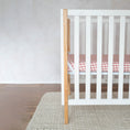 Load image into Gallery viewer, Berry Gingham | Bamboo Crib Sheet
