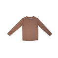 Load image into Gallery viewer, Everyday Boy's Henley | Brown
