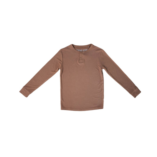 Everyday Boy's Henley | Brown