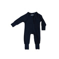 Load image into Gallery viewer, Onyx | Ribbed Bamboo Zip Romper
