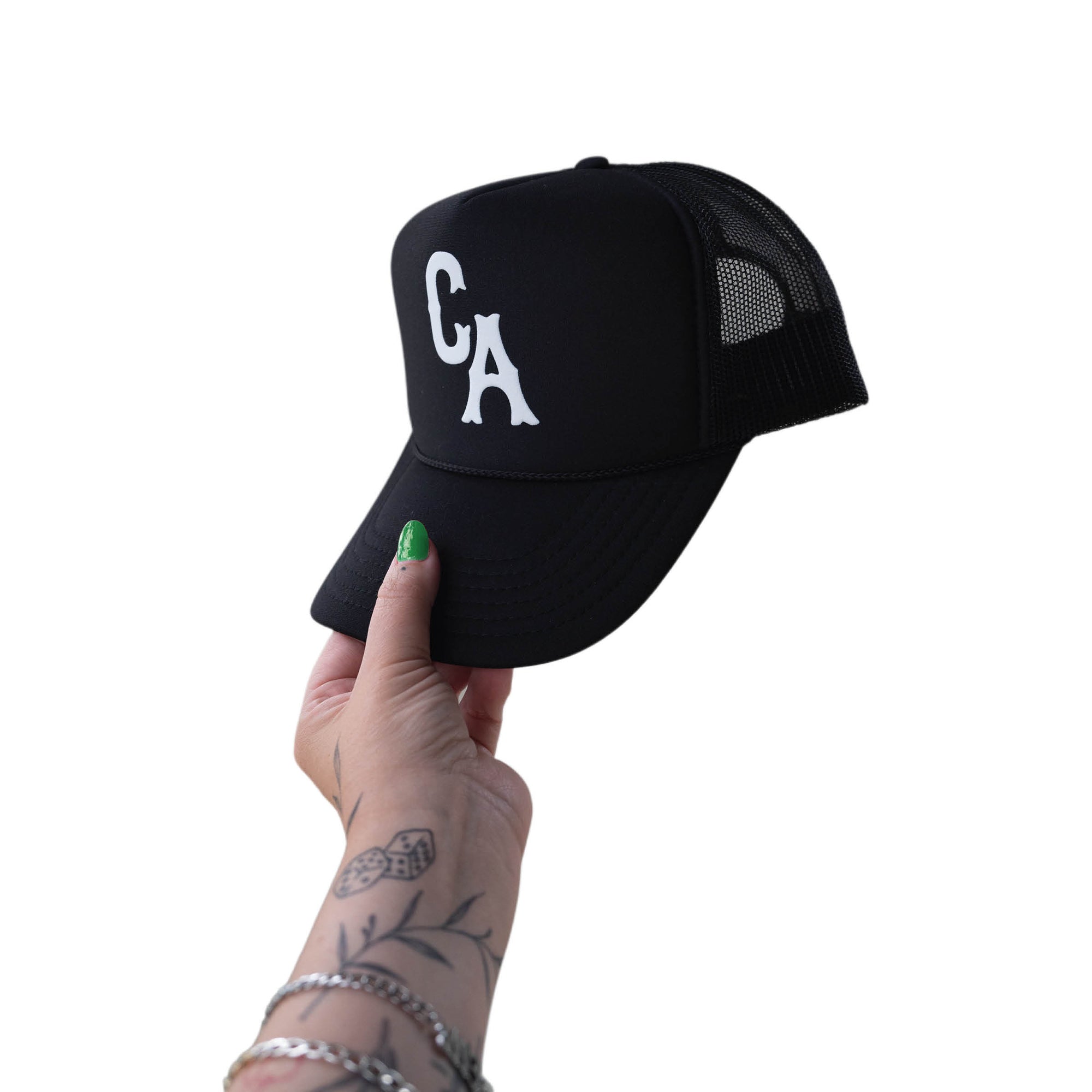 CA | Trucker Hat (Black)