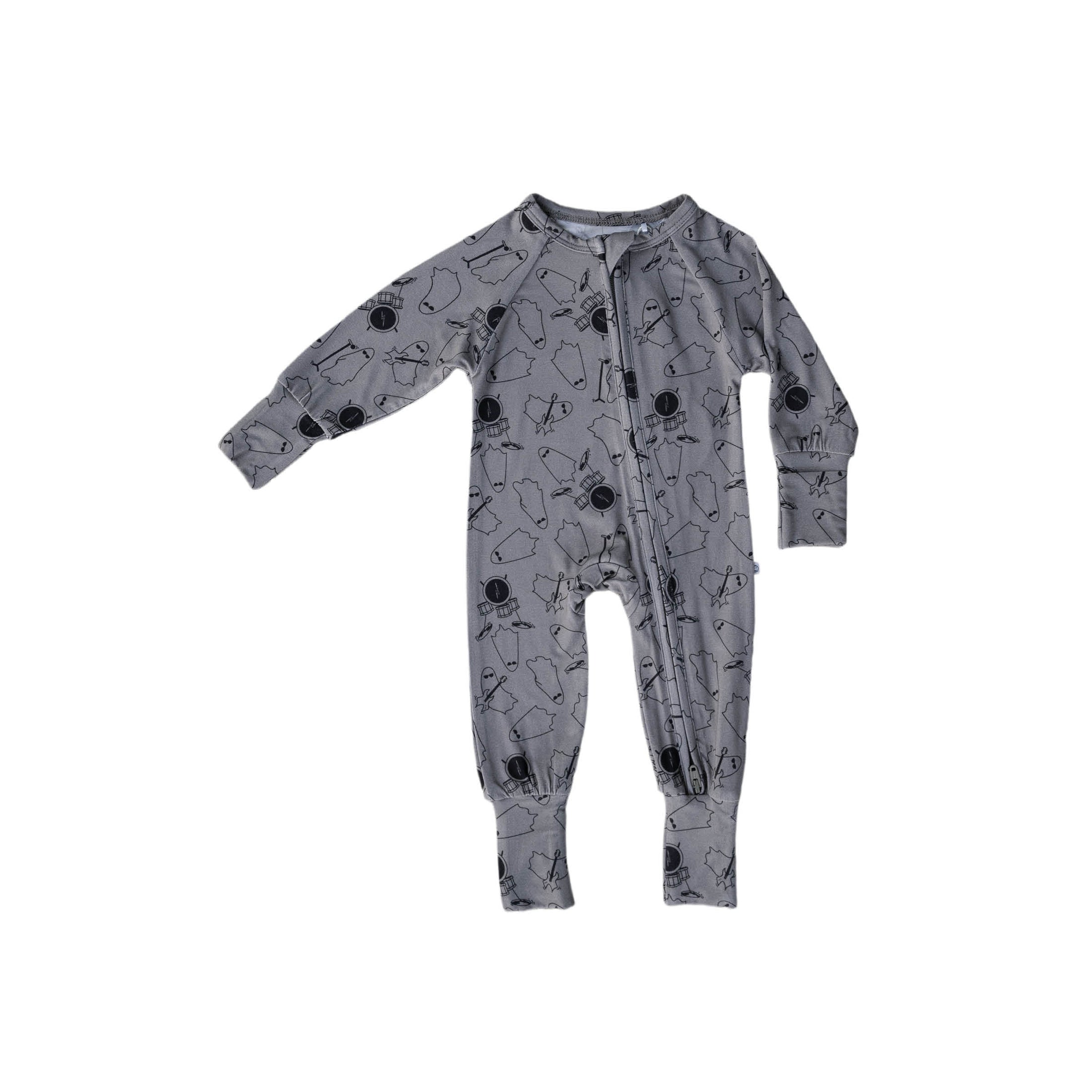 The Ghouls | Bamboo Zip Romper