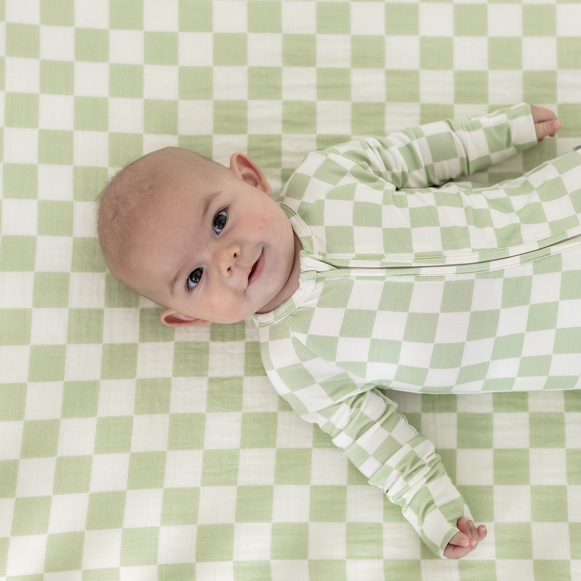 Green Checker | Crib Sheet