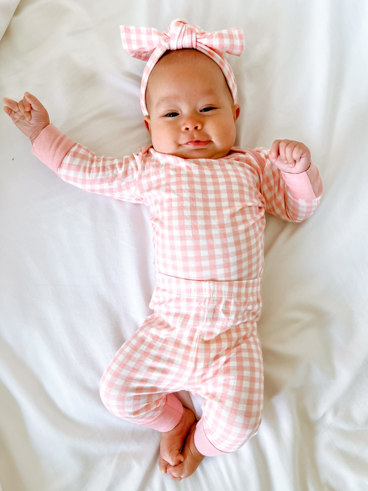 SpearmintLOVE - Everyday Baby Set, Pink Gingham