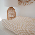 Load image into Gallery viewer, Wavy Checker | Bamboo Changing Pad Cover
