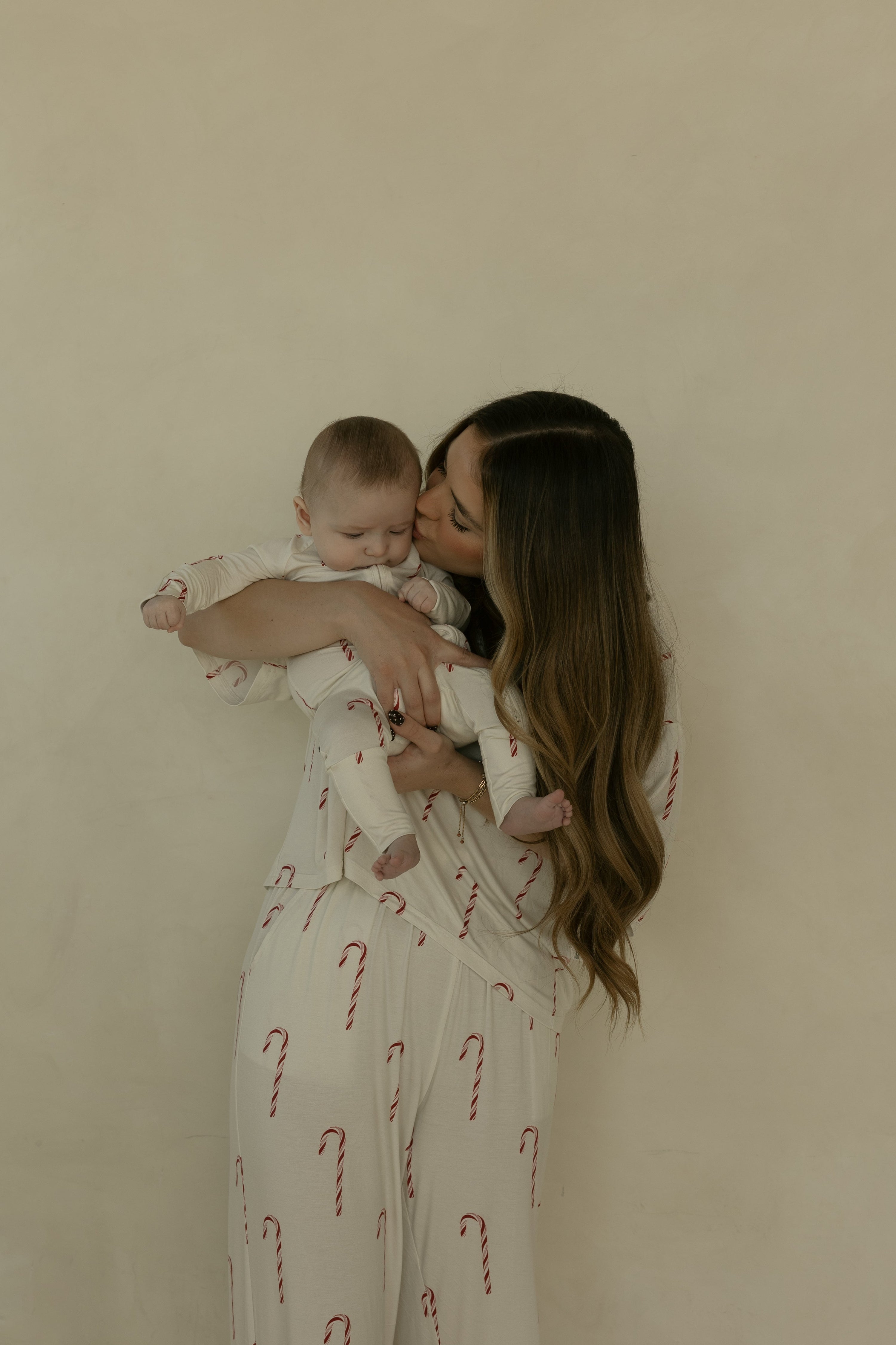 Bamboo Zip Pajamas | Candy Cane