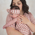 Load image into Gallery viewer, Berry Gingham | Bamboo Swaddle
