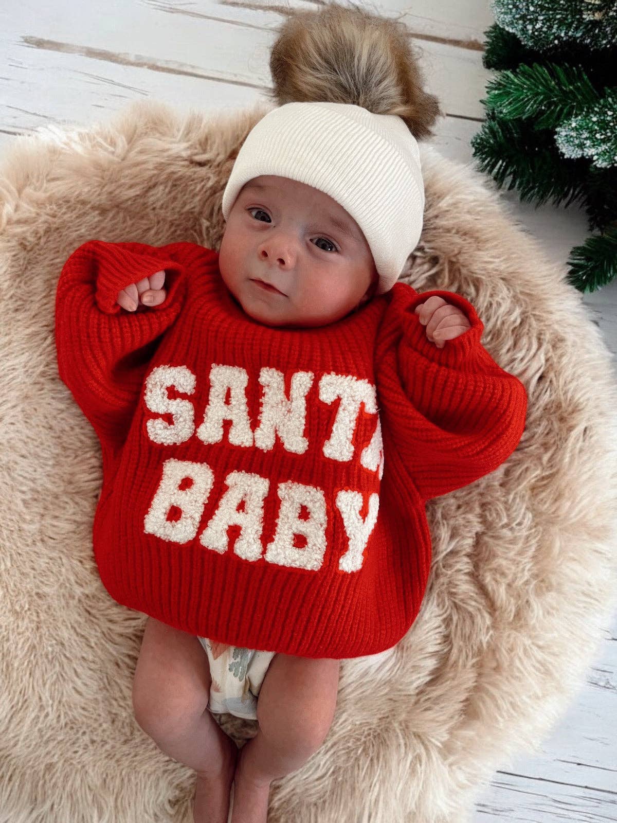 SpearmintLOVE - Knit Sweater, Santa Baby