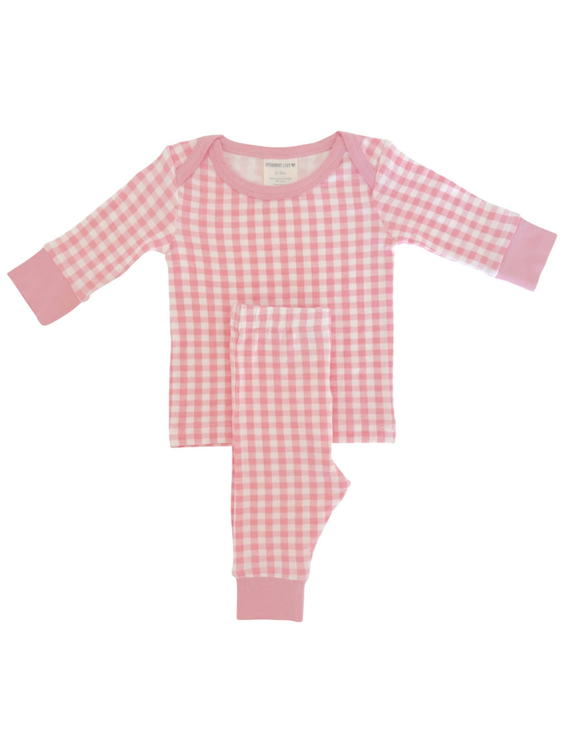 SpearmintLOVE - Everyday Baby Set, Pink Gingham