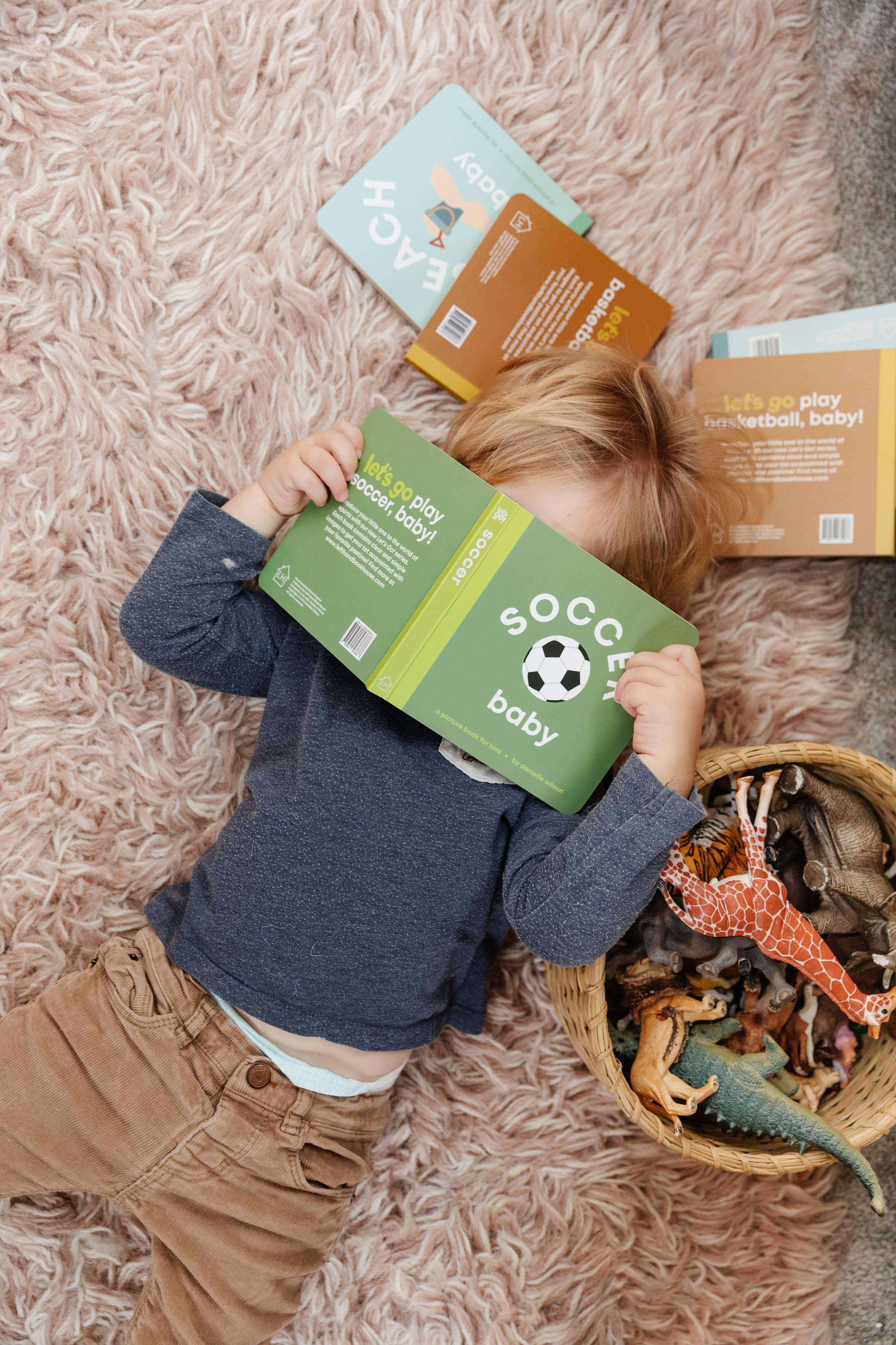 Left Hand Book House - Soccer Baby- Board Book