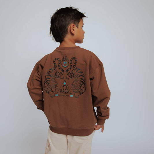 RAGS - Kids Sweatshirt - Tiger Style: 2T