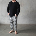 Load image into Gallery viewer, Everyday Check | Mens Bamboo Jogger (B&W)
