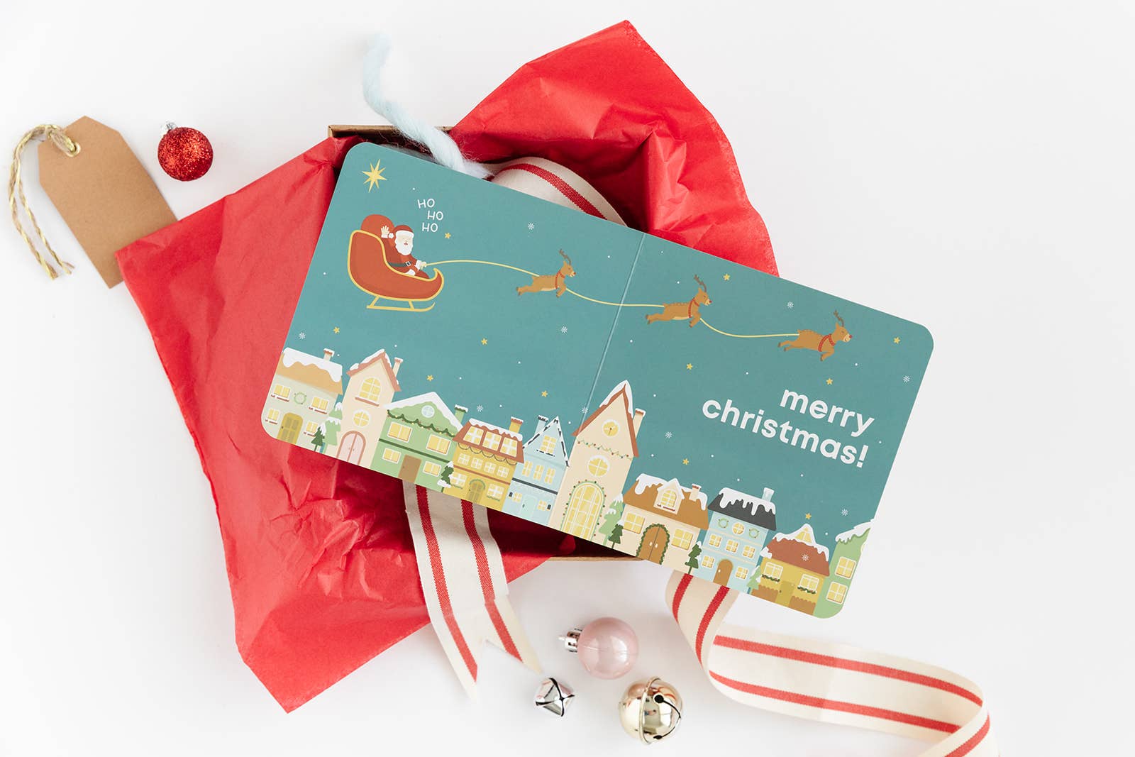 Left Hand Book House - Christmas Baby- Holiday Board Book