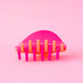 Load image into Gallery viewer, Sunshine Studios - Two-Tone Hair Claw | Dragon Fruit
