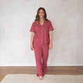 Load image into Gallery viewer, Berry Ribbed | Women's Flare Set
