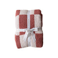 Load image into Gallery viewer, Berry Check | XL Plush Blanket
