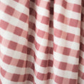 Load image into Gallery viewer, Berry Gingham | Bamboo Swaddle
